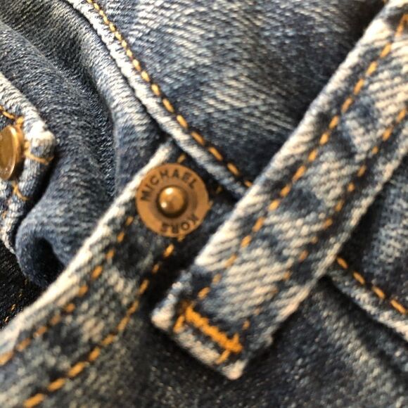 Michael Kors Womens Crop Jeans Wide Leg Comfort Relaxed  Size 8 - Picture 9 of 16